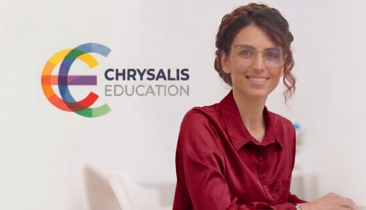 An Education Manager at her desk